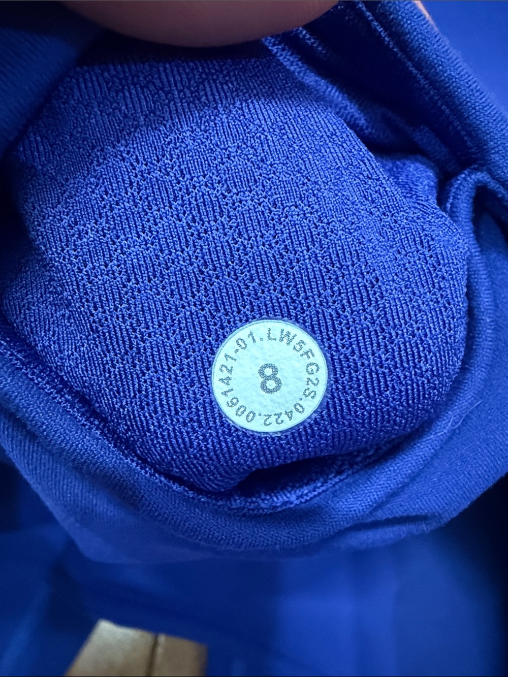 036. Lululemon Groove Super-High-Rise Flared Pant *Nulu Psychic blue size 8 32” - Picture 9 of 12